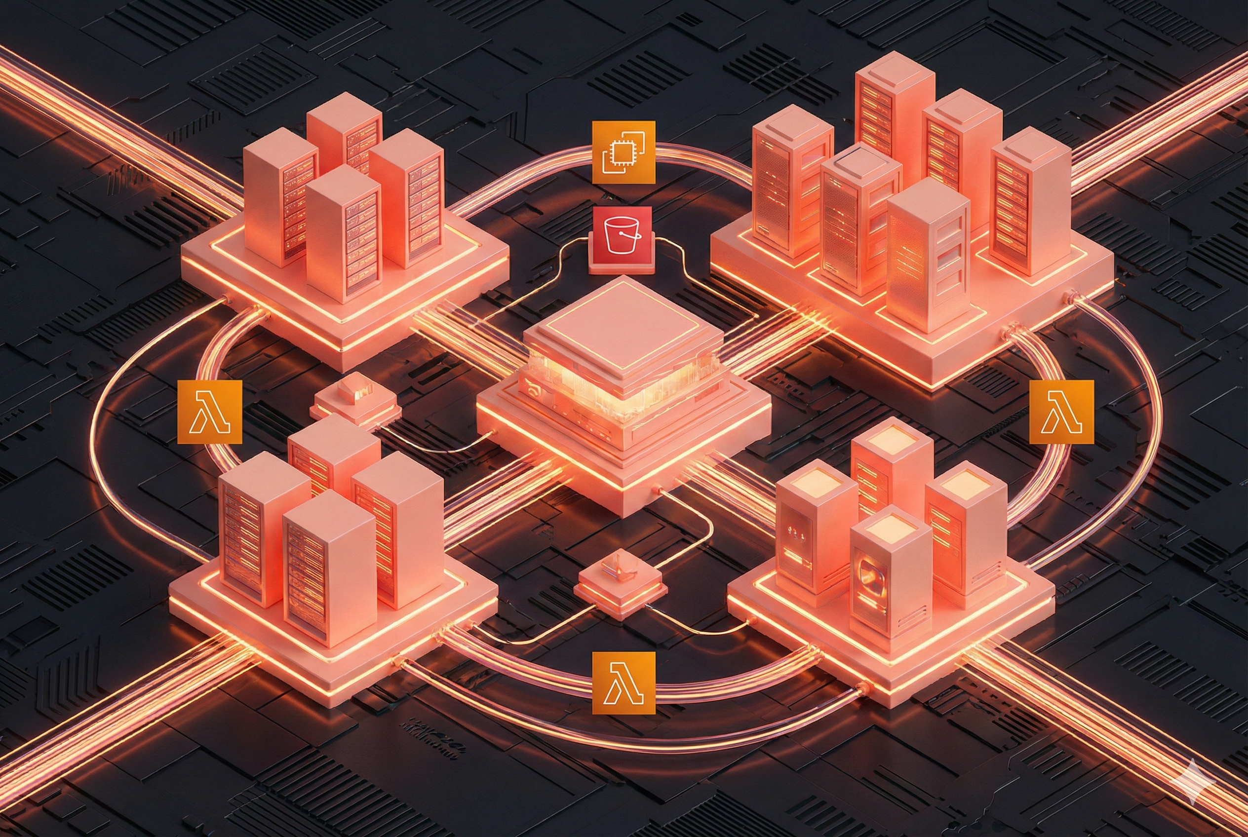 Big Data - infraestructura cloud y servidores conectados